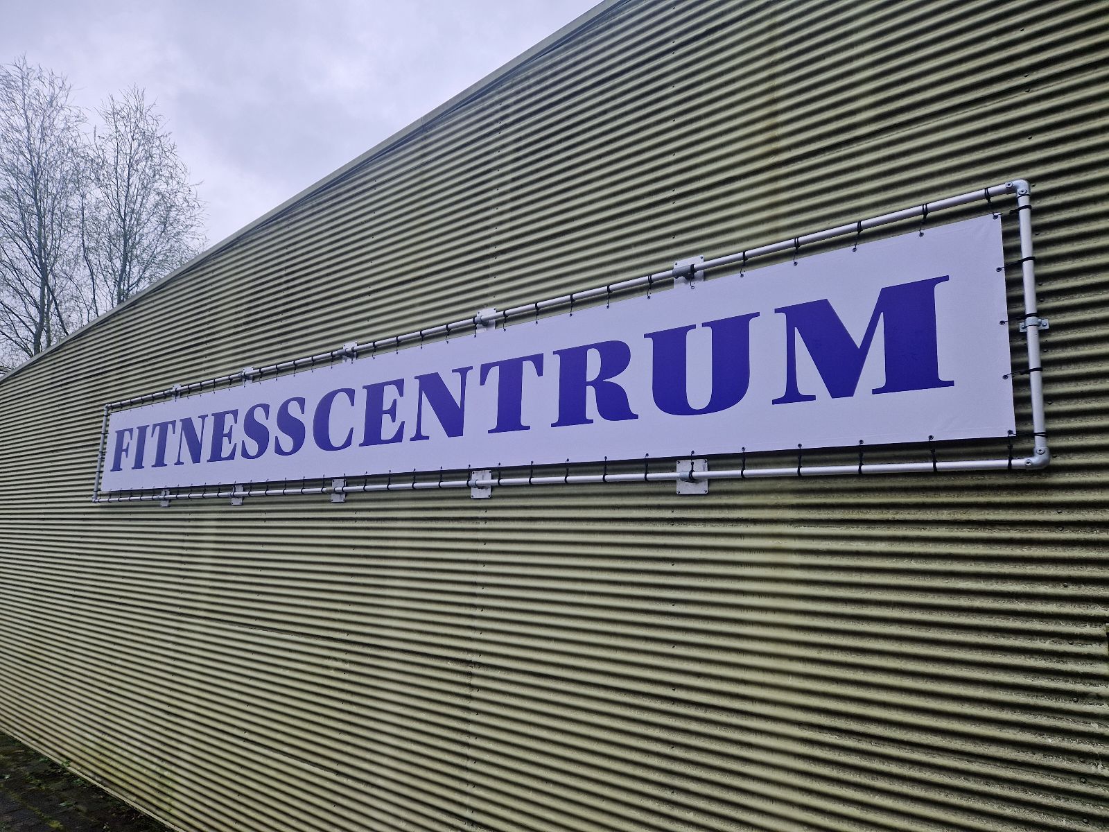 Afbeelding Spandoek in buizenframe - Rotterdam